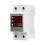220V Adjust Voltage Relay over Under Voltage Protector over Current Limit Wattm KWH  Meter Power Comsumption 63A 6