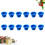 24Pièces Bouchons Silicone Ajustables Bleu Pour Évier Salle De Bain 8