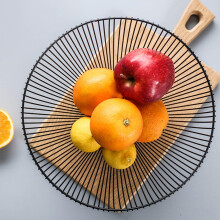 1St Roestvrij Fruit- En Eierenmand Zwart Voor Thuis