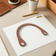 1Paar Handgegraveerd Handvat Voor Dames Clutch Tassen in Koffie