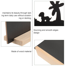 Zwart Krijtbord Bord Met Standaard Decoratief