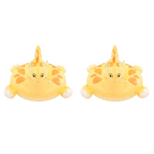 2Pièces Bouées Été Gonflables PVC Anneaux Piscine