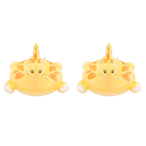 2Pièces Bouées Été Gonflables PVC Anneaux Piscine