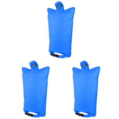 3Pièces Inflatable Tpu Bleu Portable Usage Extérieur