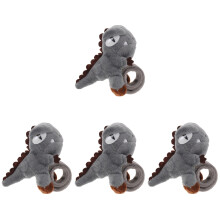 4Pièces Bracelets Slap Poilus Gris Pour Jouer Et