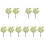 10Pièces Miniatures Arbres Élégants Accessoires Paysagers 1
