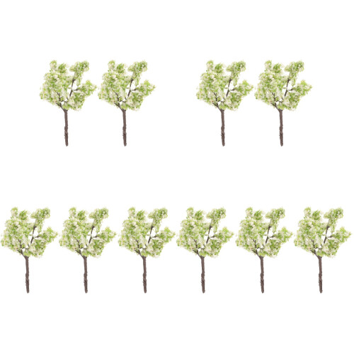 10Pièces Miniatures Arbres Élégants Accessoires Paysagers