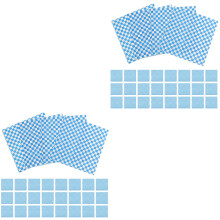 100Feuilles Papier Graisse Antiadhésive Bleu Pour Gourmand