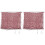 2Pièces Filet De Badminton Portable En Polypropylène Résistant 1