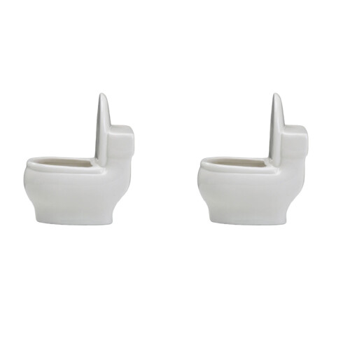 2Pièces Pot De Toilette Durable Pour Usage