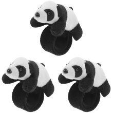 3Pièces Bracelets Slap Colorés En Tissu Durable Pour Fêtes Et Enfants