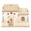 3Pièces Maison Beige En Bois Et Décorative 1