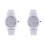2Pièces Enfants Silicone Transparent Pailleté Ajustable 1