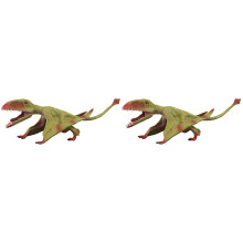2St Realistisch Pterodactyl Model Groene Dinosaurier Decoratie