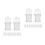 20Sets Indoor Bloempotten Set Met En Drainage St ABS 1