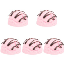 5St Roze PVC Ijsbal Display Props Kunstijs Scoops Voor