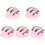 5St Roze PVC Ijsbal Display Props Kunstijs Scoops Voor 1