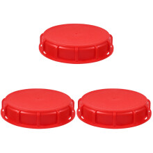 3Stk Wiederverwendbare Ibc Tankdeckel Aus ABS in Rot Für Zuhause