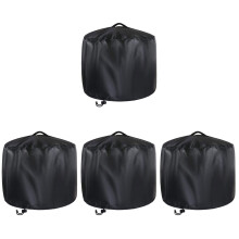 4Sets Zwarte Vuurkorfhoes Met Draagtas Waterafstotend Voor Thuis