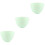 3Pièces Bols Polyvalents Vert Silicone, Mélange Et Conservation 4