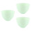 3Pièces Bols Polyvalents Vert Silicone, Mélange Et Conservation 5