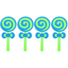 4St Assorti Fake Lollipops Creatieve Candy Photo Props