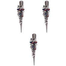 3St Elegant Grijze Bang Barrettes Voor Feestelijke En Dagelijkse Look