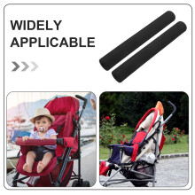 4St Comfortabele Zwarte Foam Kinderwagen Handgreep Sleeve Peuters