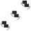 6Pièces Tapis Chauffant Epoxy Noir Pour Séchage Moulage 4