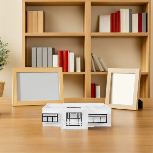 1Set Architectuur Modelbouw Kit ABS Acryl Mini Kamer Model Voor DIY 2