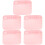 5Pièces Tapis Silicone Rose Non Pour 5