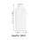 6Pièces Flacons Plastique Blancs Squeeze Usage 2