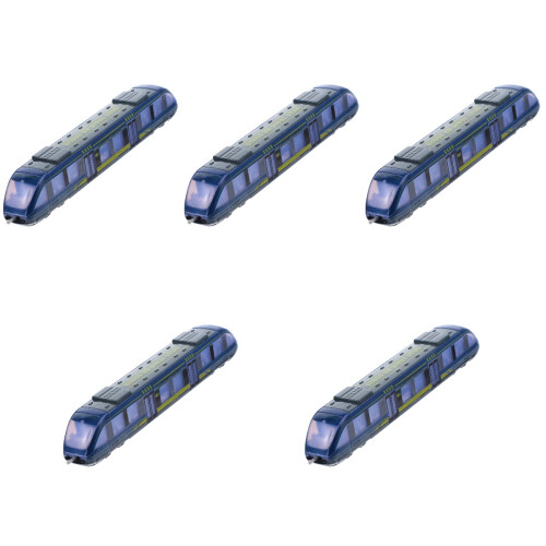 5Pièces Jouet Train En Métal Pour Garçons 4-8 Ans 1