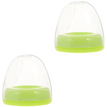2St Lekvrije Groene Babyfles En Ring Van PP Materiaal