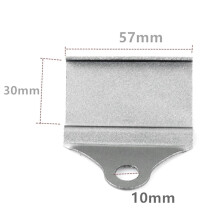 2X for KOSO Universal Motorcycle Meter Bracket CNC Water Temperature Voltmeter Thermometer Tachometer Mounting Holder C