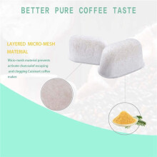 Paquet de 18 Filtres à Eau Compatibles BWF100 pour élément de Filtres à Eau pour Machine à Expresso