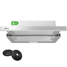 CIARRA Telescopic Cooker Hood 60cm 391m³/h LED Light 2-Speed A++ CBCS6906D