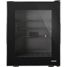Corby Eton 35L Glass Door Minibar in Black & Black - UK Plug