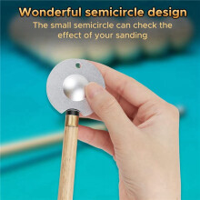 3X Pool Cue Tip Shaper Snooker Pool Cue Tip Tool Pool Tip Shaper Dime Pool Cue Tip Shaper Tool Dime Billiard Accessories