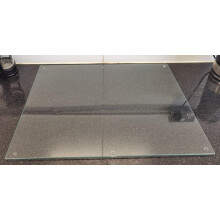 Biznest 52X60 Universal Hob Cover Plates Clear All Types of Cookers Tempered Glass Worktop 5Mm
