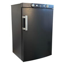 Shield Autocare  Cool Mate 100 Litre 3 Way Absorption Campervan & Caravan Fridge Freezer 12v / 240v / Gas Electric (Black)