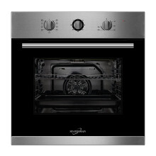 Statesman BSF60SS Built-In Single Cavity Fan Oven, 4 Cooking Functions, 2 Hour T