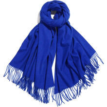 Étole Pashmina Femme Élégante Douce Chaude Hiver Grande Mode Bleu Marine L — étole de soirée, châle épaules