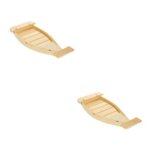 2St Lichtbruin Sushi Bootvormig Japans Stijl Snackbord