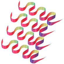 4St Multi Kleur Fietshelm Streamers Satijn Lint Voor Kinderfietsen