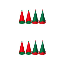 8St Kerst Elf Hoedjes Van Cone Hoed Unisex Voor Feest En Cosplay