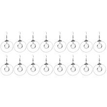 40St Roestvrijstalen Earring Base DIY Oorbellen Sieraden Tray