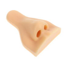 5St Chocolade Silicone Gezicht Model Voor Piercing Oefening Duurzaam