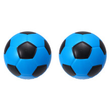 2St Blauwe Kleine PU Balls Sport Speelgoed Voor Kinderen
