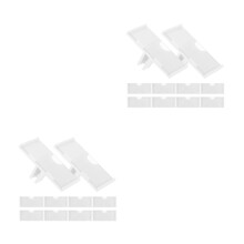 20St Wit Plastic Etiketclip Voor , Supermarkten En Schaplabels